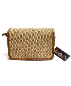 Sac raphia et cuir MARTINA