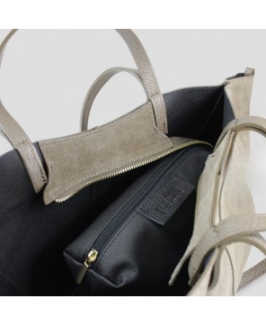 Sac cabas Daim PAULINE