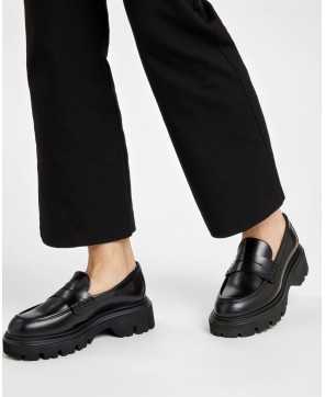 Mocassins compensés noir